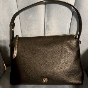 Michael Kors Shailene Hobo Bag in black leather